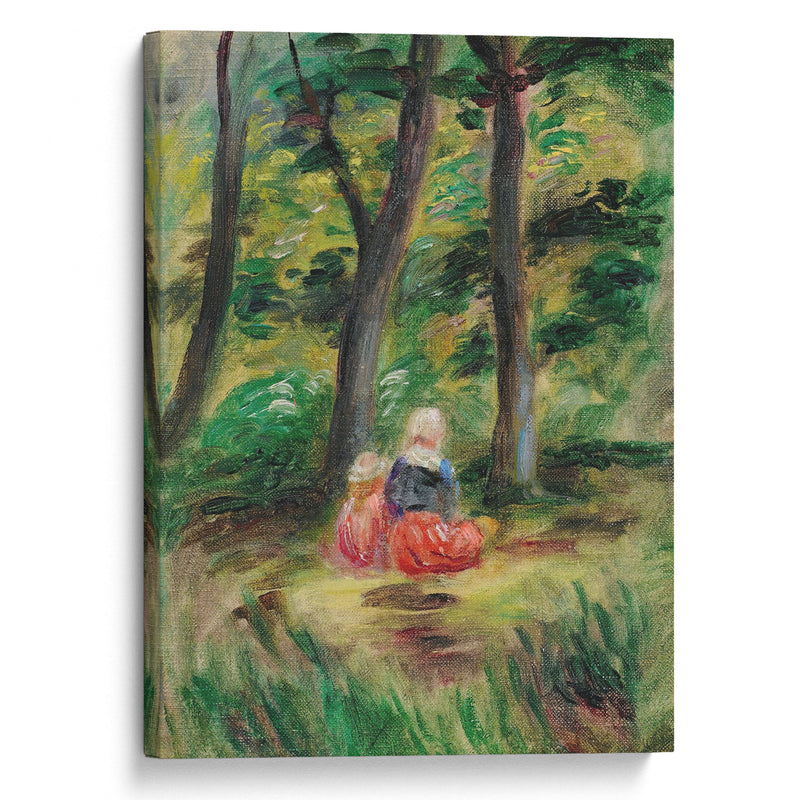 Femme Et Enfant Dans Un Paysage - Pierre-Auguste Renoir - Canvas Print