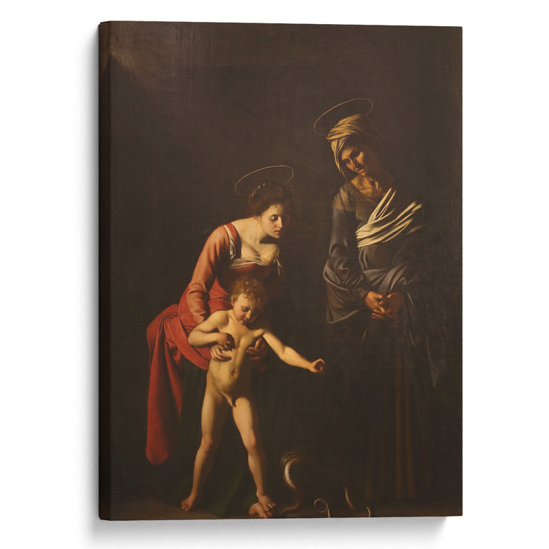 Madonna and Child with Saint Anne (1605-06) - Caravaggio - Canvas Print