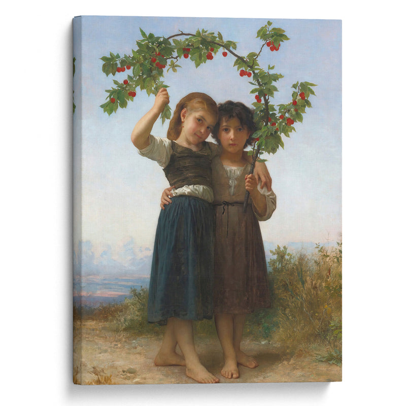 The Cherry Branch (1881) - William Bouguereau - Canvas Print