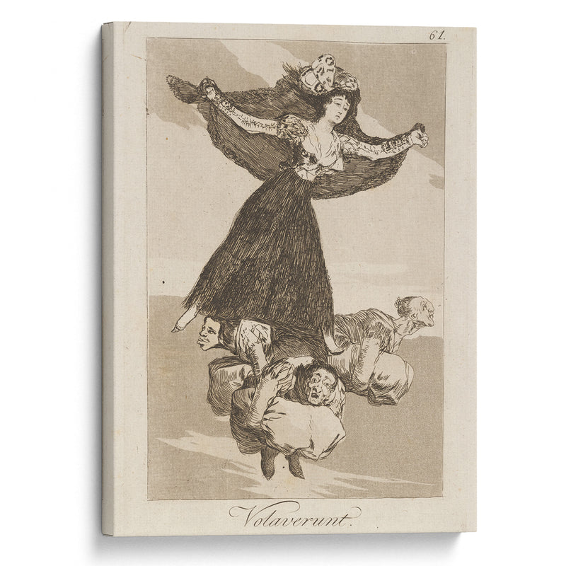 Volaverunt. (They have flown.) (1796-1797) - Francisco de Goya - Canvas Print