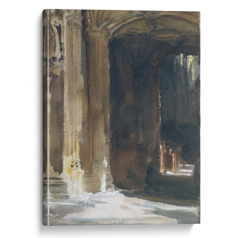 Cathedral Interior (circa 1904) - John Singer Sargent - Canvas Print