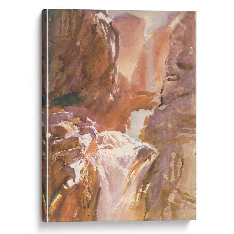 Mountain Torrent (circa 1910) - John Singer Sargent - Canvas Print