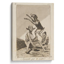 Aguarda que te unten. (Wait till you’ve been anointed.) (1796-1797) - Francisco de Goya - Canvas Print