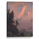 Sunrise on the Matterhorn (after 1875) - Albert Bierstadt - Canvas Print
