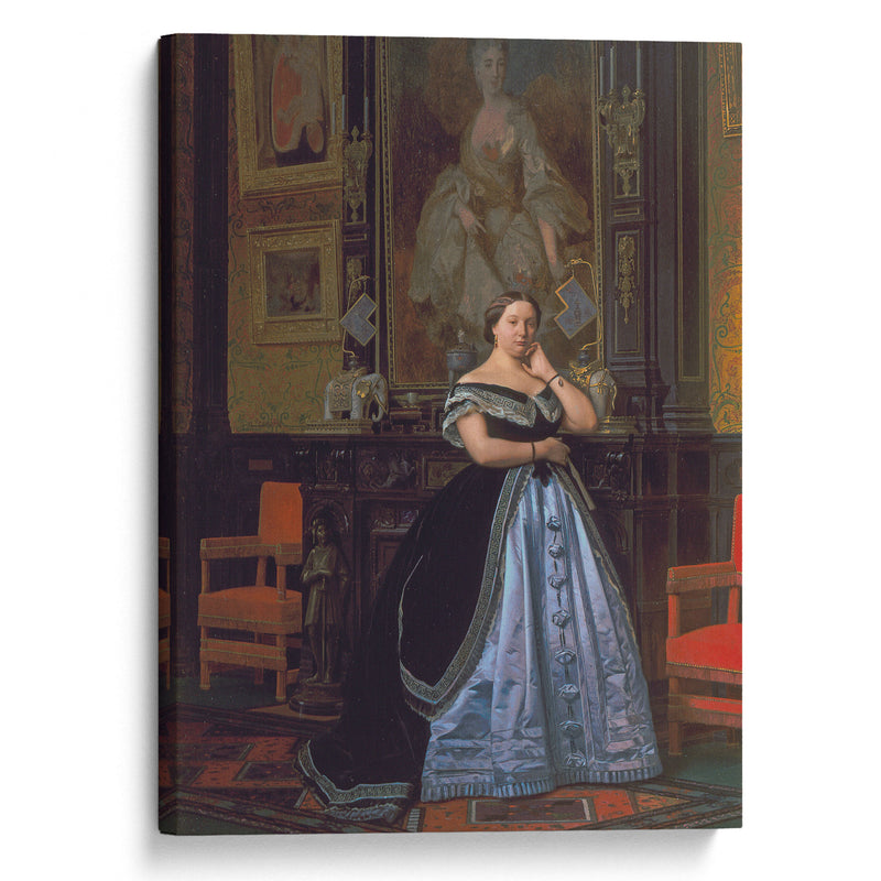 Portrait of Charlotte de Rothschild (1866) - Jean-Léon Gérôme - Canvas Print