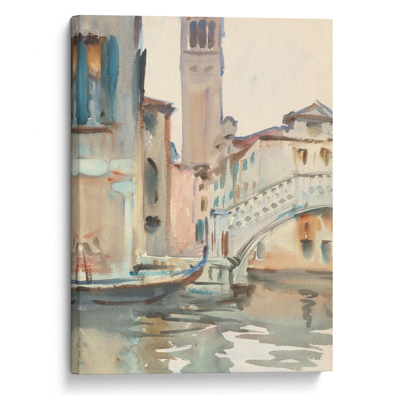 A Bridge and Campanile, Venice (1902-1904) - John Singer Sargent - Canvas Print