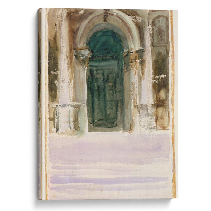 Green Door, Santa Maria della Salute (circa 1904) - John Singer Sargent - Canvas Print