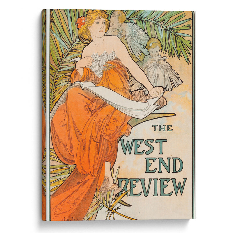 The West End Review (circa 1897) - Alphonse Mucha - Canvas Print