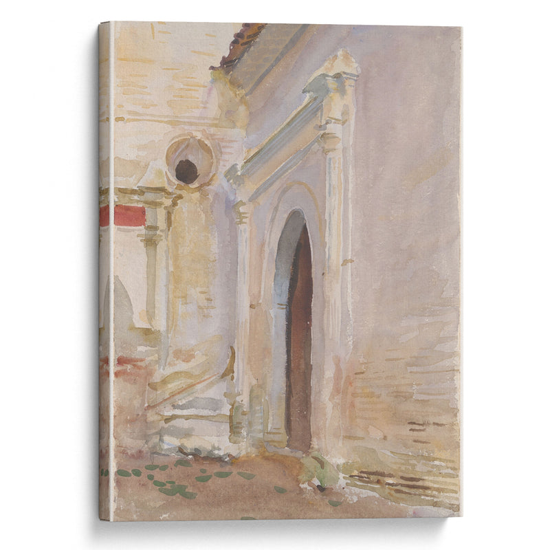 Arched Doorway (between 1895 and 1908) - John Singer Sargent - Canvas Print