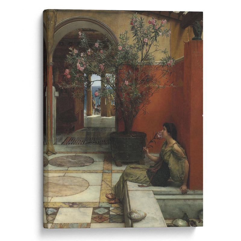 An Oleander - Lawrence Alma-Tadema - Canvas Print