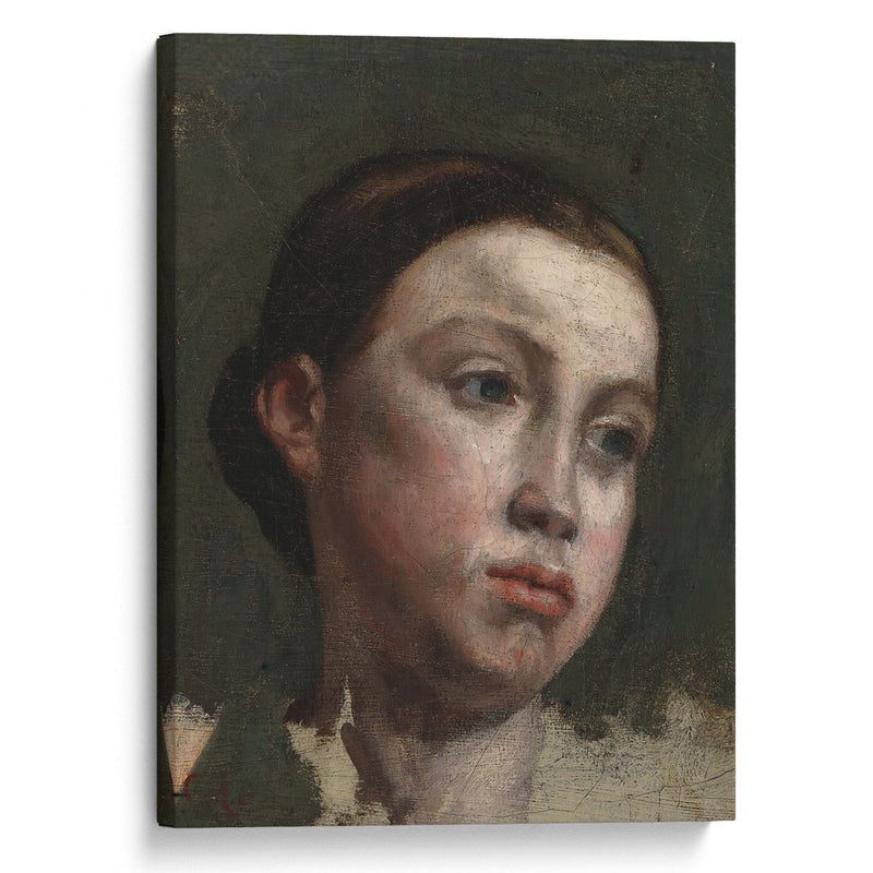 Portrait of a Young Woman (ca. 1845) - Gustave Courbet - Canvas Print