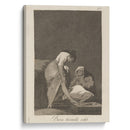 Bien tirada está. (It is nicely stretched.) (1796-1797) - Francisco de Goya - Canvas Print