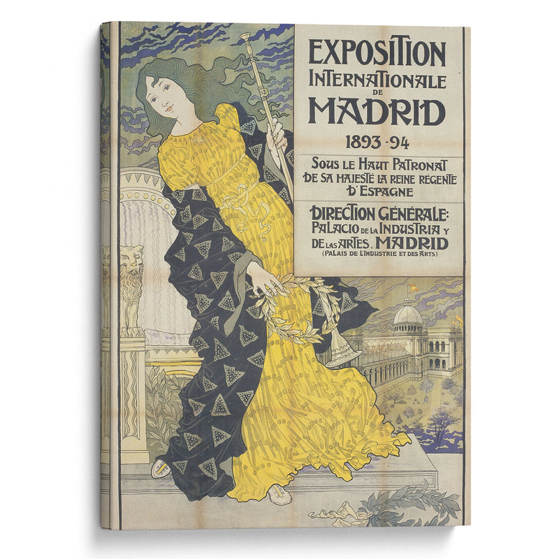 Exposition Internationale de Madrid (1893) - Eugène Grasset - Canvas Print