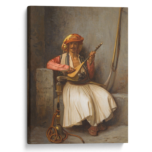 The Lute Player (1858) - Jean-Léon Gérôme - Canvas Print