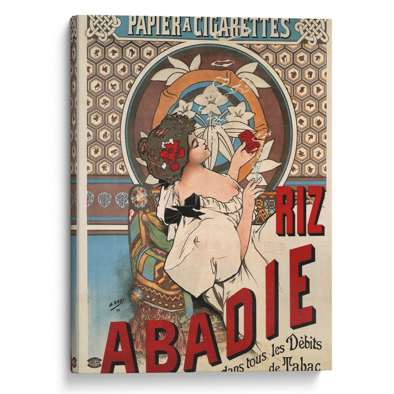 Riz Abadie (1898) - Alphonse Mucha - Canvas Print