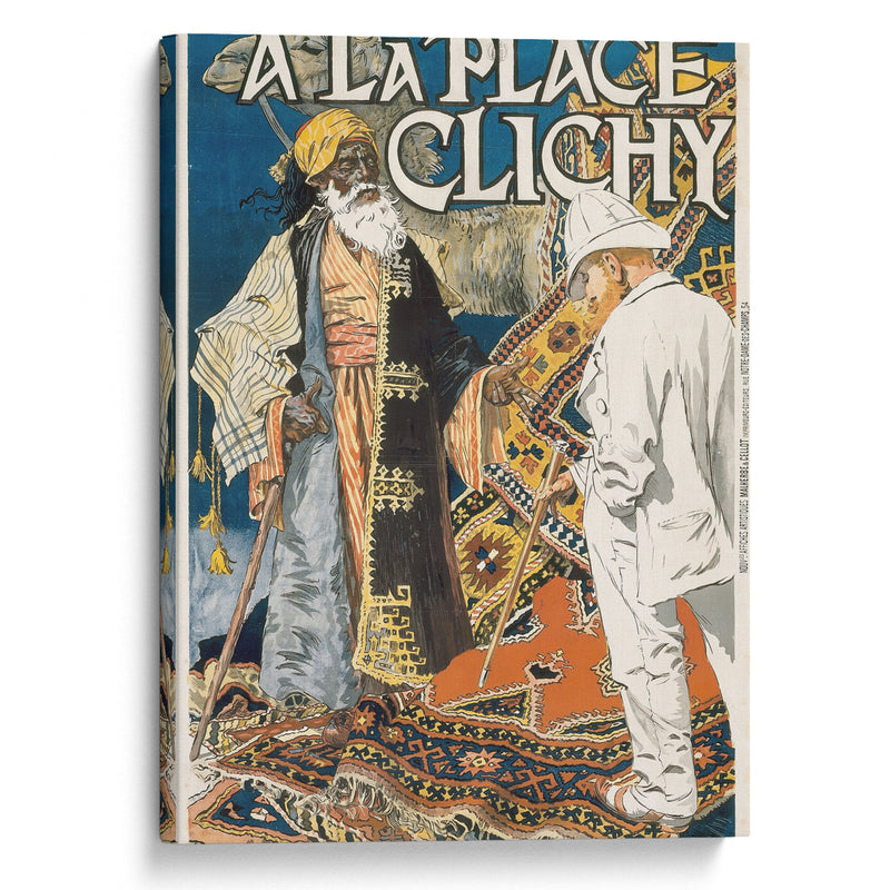 A la Place Clichy (1891) - Eugène Grasset - Canvas Print