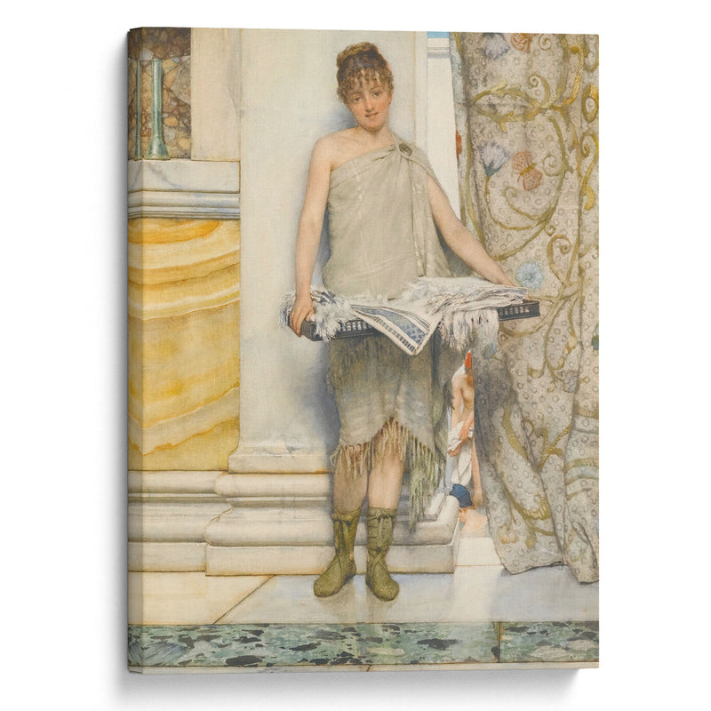 A Balneatrix - Lawrence Alma-Tadema - Canvas Print