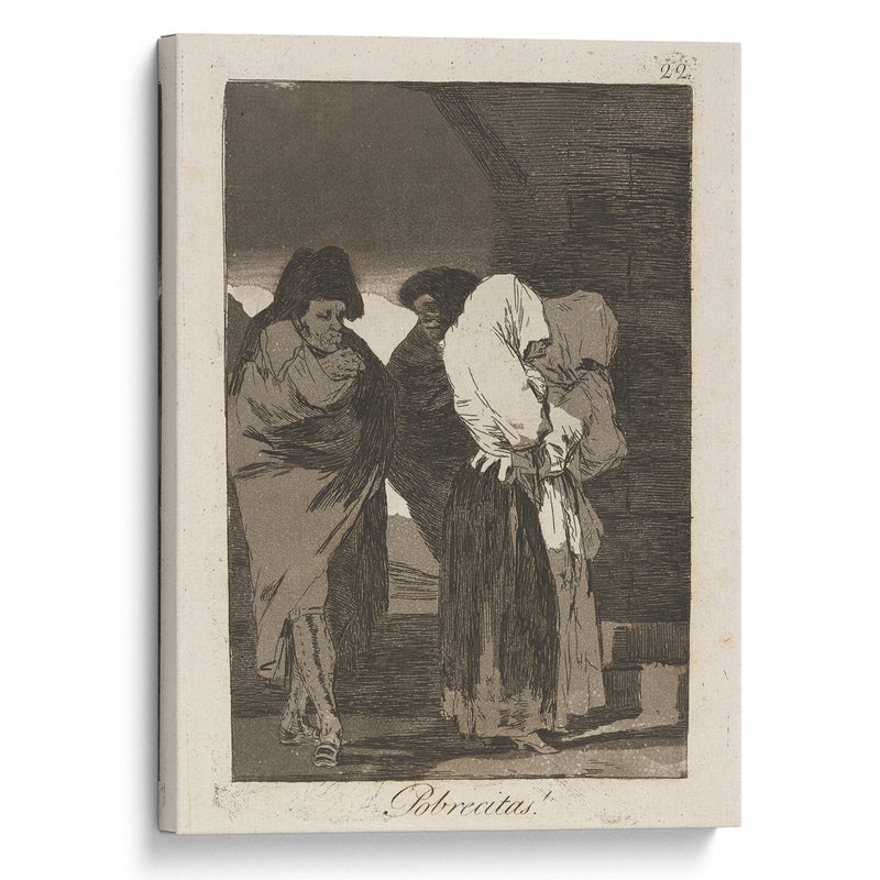 Pobrecitas! (Poor little girls!) (1796-1797) - Francisco de Goya - Canvas Print