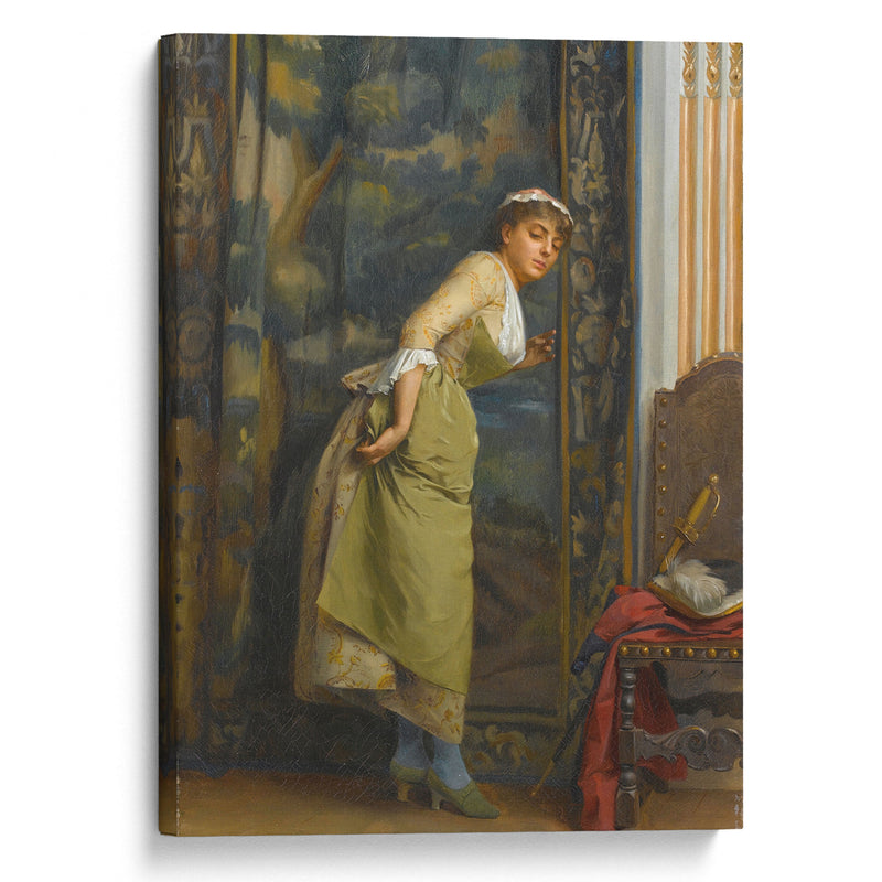 Eavesdropping (1880) - Theodoros Ralli - Canvas Print