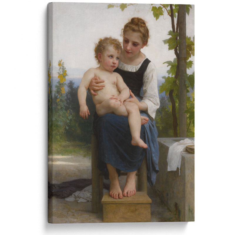 Avant le bain (1891) - William Bouguereau - Canvas Print