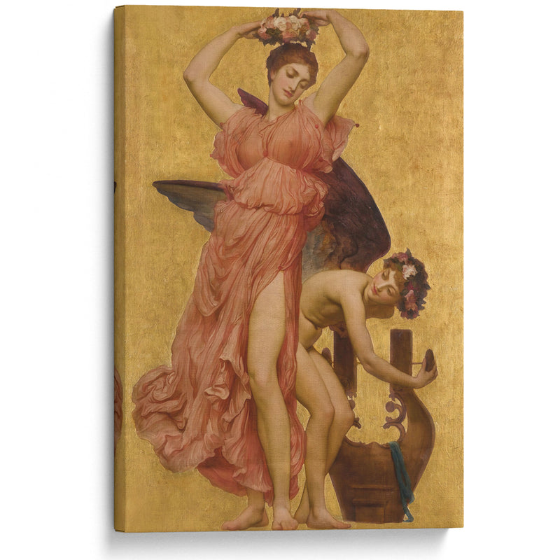 Erato - Frederic Leighton - Canvas Print