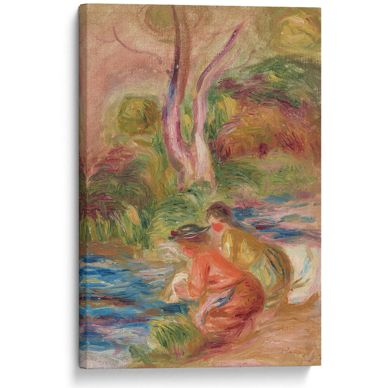 Les Laveuses - Pierre-Auguste Renoir - Canvas Print