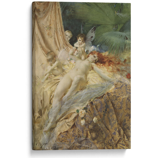 Love nymph (1883) - Anders Zorn - Canvas Print