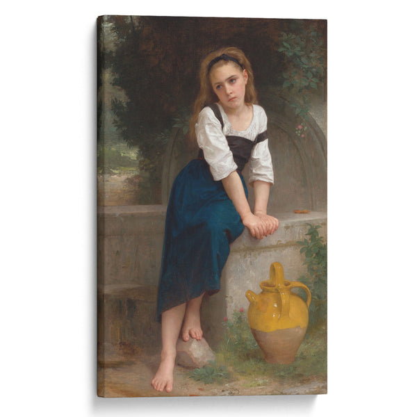 Orpheline À La Fontaine (1883) - William Bouguereau - Canvas Print