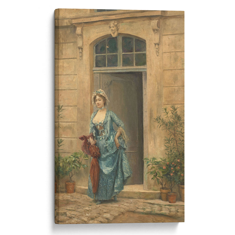 Morning promenade - Julius Leblanc Stewart - Canvas Print