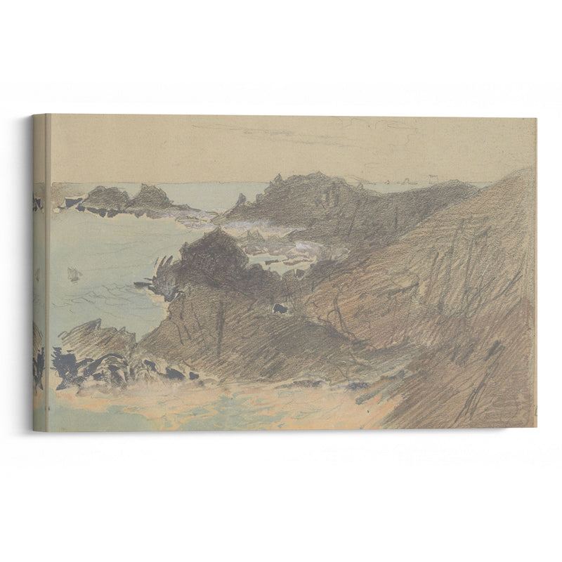 Rocky Coast (circa 1875) - John Singer Sargent - Canvas Print