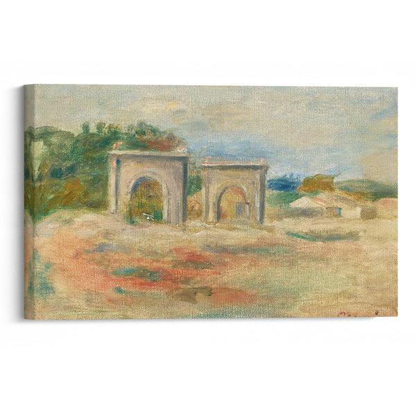 Paysage à Saint-Chamas (circa 1895) - Pierre-Auguste Renoir - Canvas Print