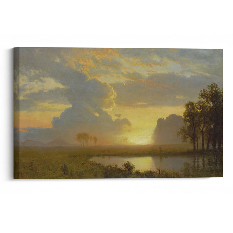 Estes Park, Colorado (1867) - Albert Bierstadt - Canvas Print