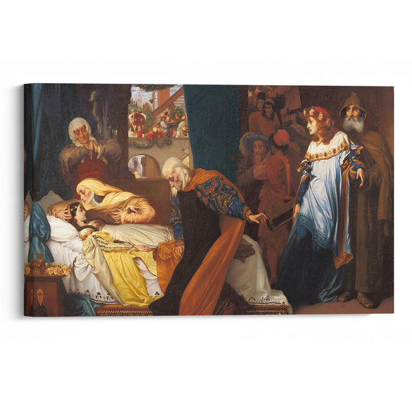 The Feigned Death Of Juliet - Frederic Leighton - Canvas Print
