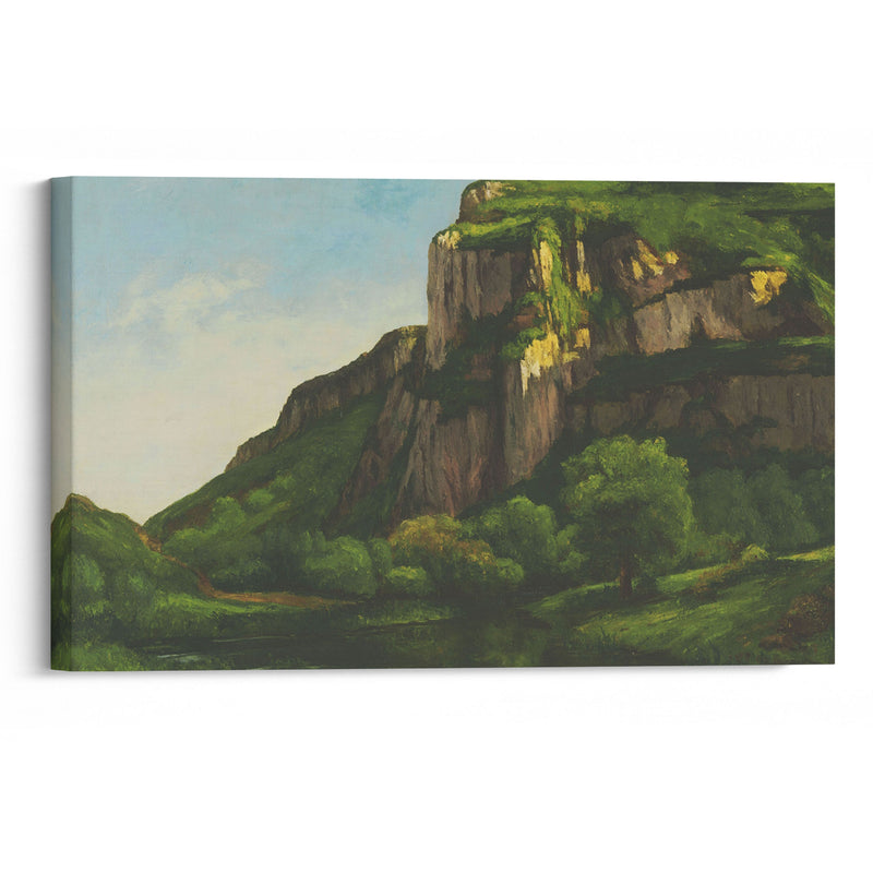 Rocks at Mouthier - Gustave Courbet - Canvas Print