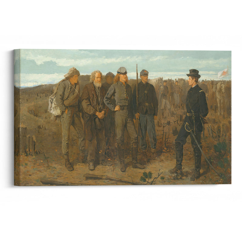 Prisoners from the Front (1866) - Winslow Homer - Canvas Print