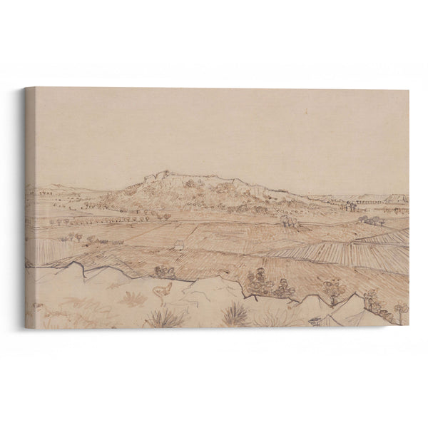 The Plain of La Crau (1888) - Vincent van Gogh - Canvas Print