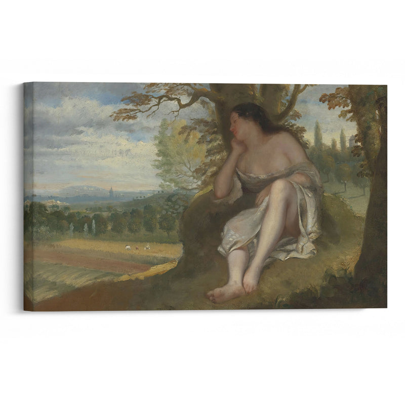 La sieste - Gustave Courbet - Canvas Print