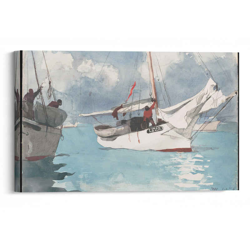 Fishing Boats, Key West (1903) - Winslow Homer - Canvas Print