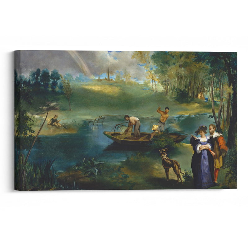 Fishing (ca. 1862–63) - Édouard Manet - Canvas Print