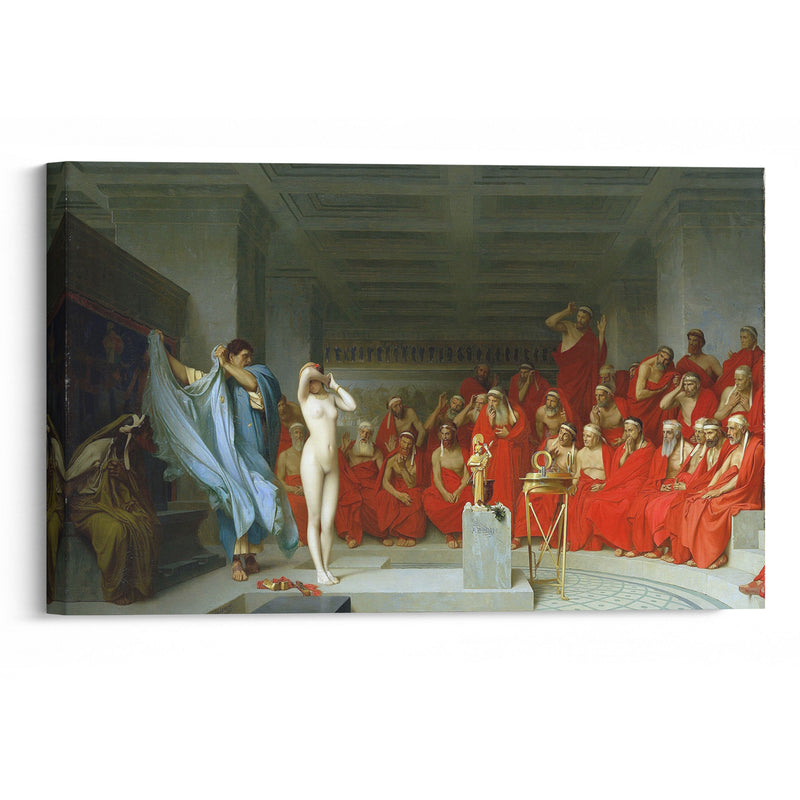 Phryne revealed before the Areopagus (1861) - Jean-Léon Gérôme - Canvas Print