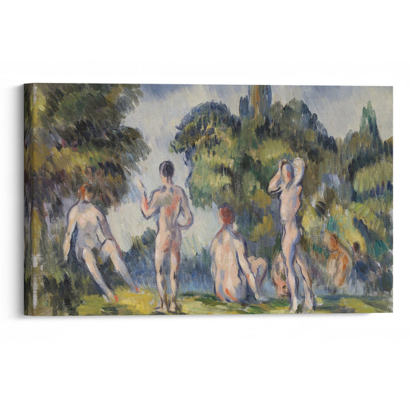 Bathers (1890) - Paul Cézanne - Canvas Print