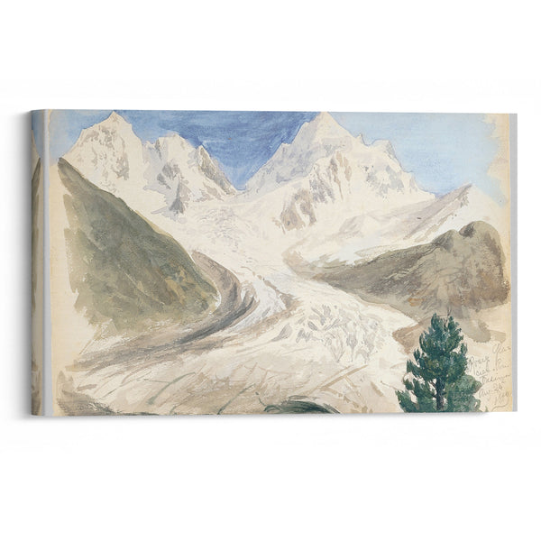 Roseg Glacier, Pontresina (1869) - John Singer Sargent - Canvas Print