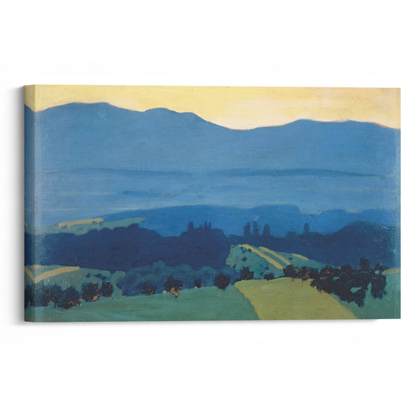 Landscape in the Jura Mountains near Romanel (1900) - Félix Vallotton - Canvas Print