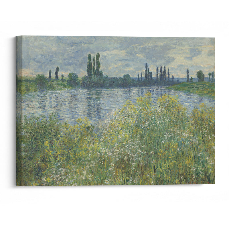 Banks of the Seine,Vétheuil (1880) - Claude Monet - Canvas Print