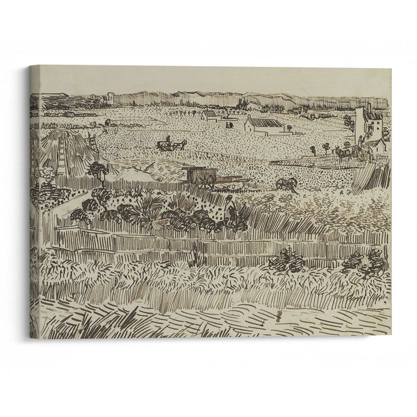 The Harvest (for Émile Bernard) (1888) - Vincent van Gogh - Canvas Print