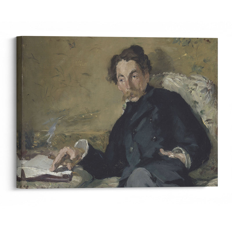 Stéphane Mallarmé (1876) - Édouard Manet - Canvas Print