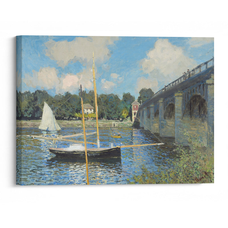 The Bridge at Argenteuil (1874) - Claude Monet - Canvas Print