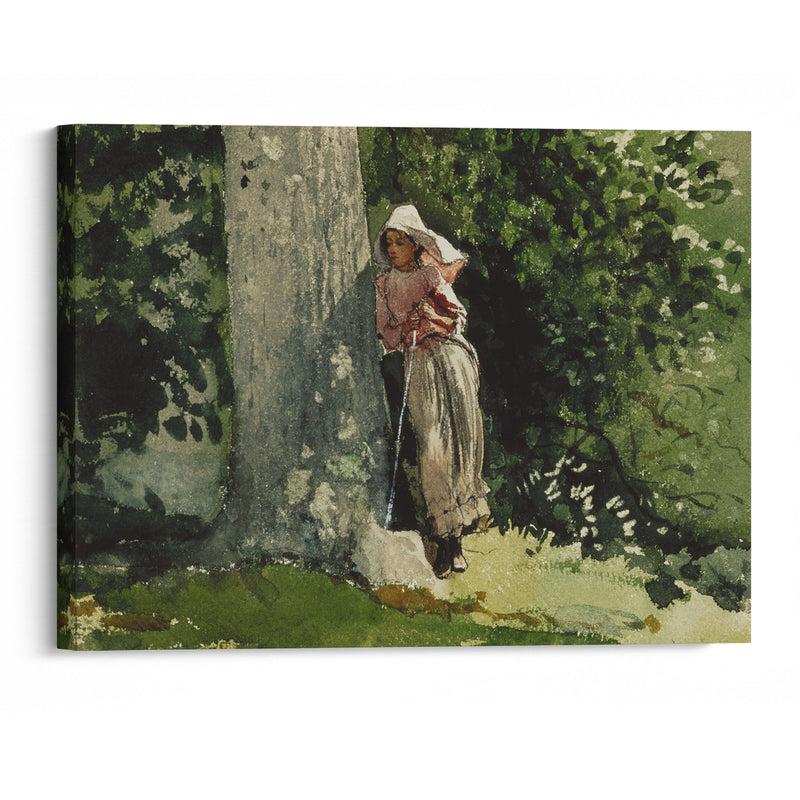 Weary (circa 1878) - Winslow Homer - Canvas Print