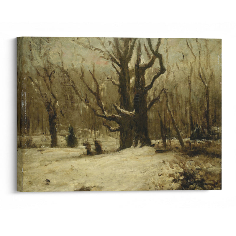 Winter Landscape (1850 - 1877) - Gustave Courbet - Canvas Print