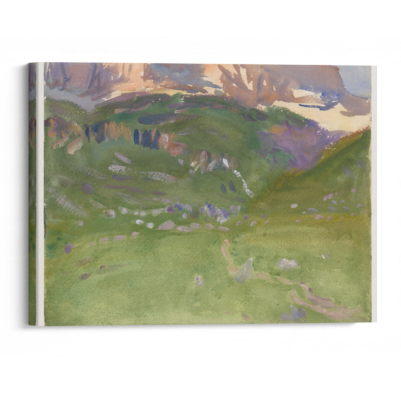 Sellar Alp, Dolomites (circa 1913 –14) - John Singer Sargent - Canvas Print